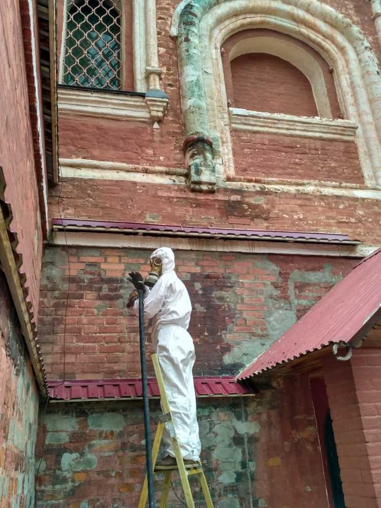 мягкий бластинг в Москве бластинг очистка фасадов