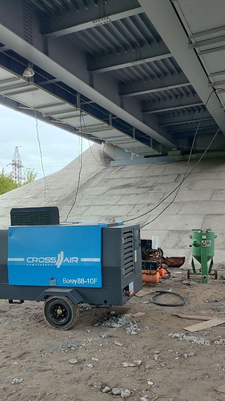 пескоструйка и покраска мостовых конструкций пескоструйная очистка и покраска мостов